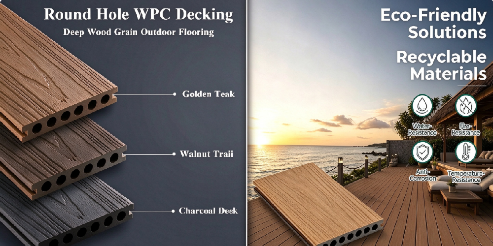Co-extruded WPC decking
