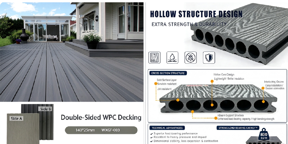 Wpc flooring outdoor